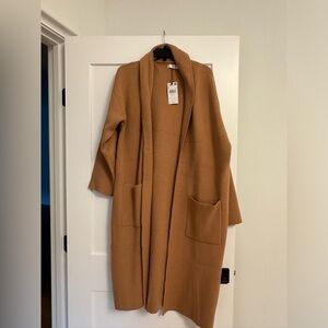 Mango Oversized knitted coat with pockets, M NWTO